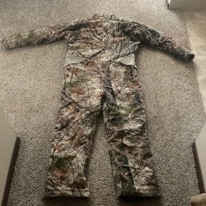 Cabela’s zonz woodland camo insulated coveralls